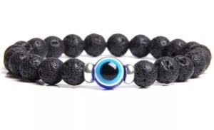 Lav taşı nazarlıklı bileklik.