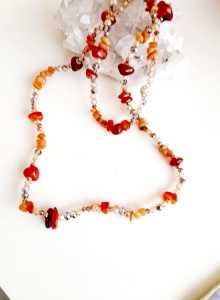 KRISTALLI AKIK KOLYE