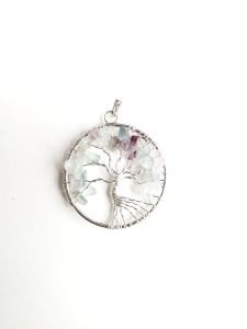 Florit yaşam ağacı kolye ucu.