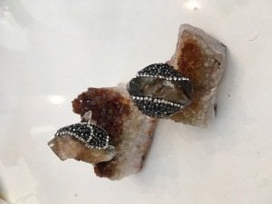 Sitrin zirkon taşlı yüzük