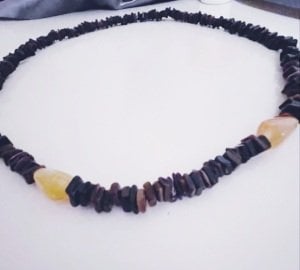 Akik,sedef,oniks,Erkek Kolye